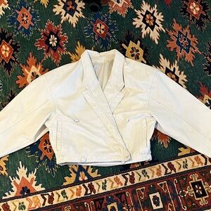 Schild brand faux leather vintage jacket